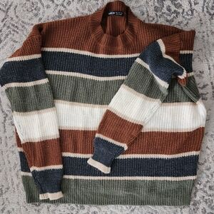 Urban Pipeline Multicolor Striped Crewneck Sweater